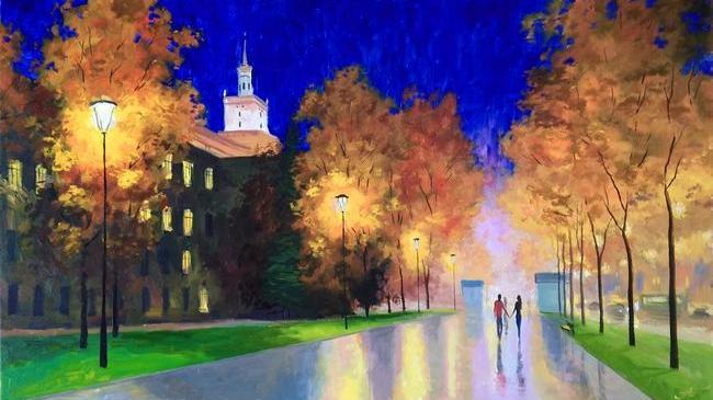 Прогулка по вечернему Челябинску. Пр.Ленина. 🎨