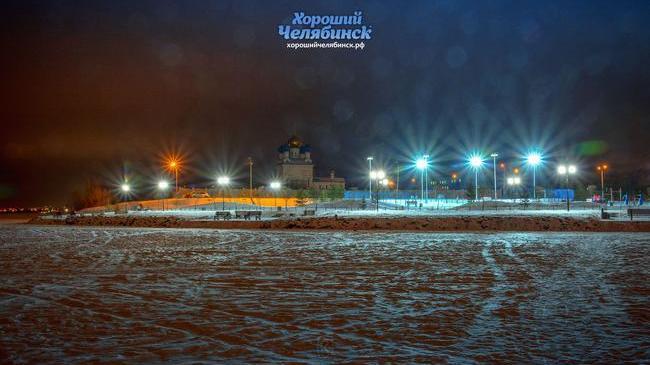 Зима на новой набережной ЖК "Смолинский"