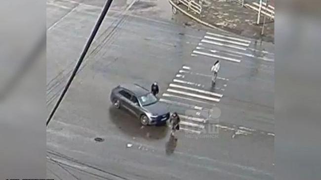 😰 Водитель снёс пешехода