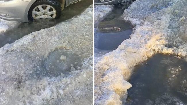 💦 По улице в Челябинске разлилась вода