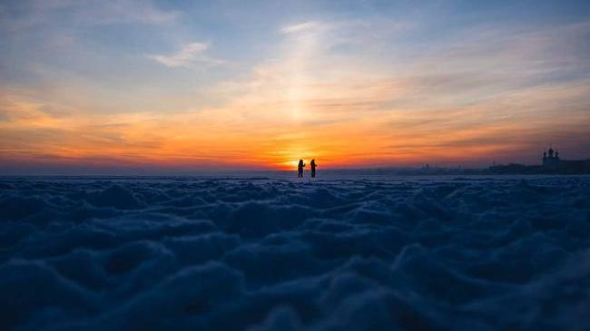 Удивительной красоты закаты на Смолино 😍