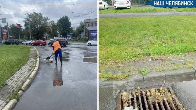 ⛈ Скошенная трава стала причиной потопа на улицах?