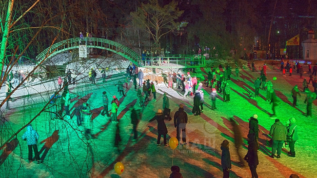 🕺 В парке Гагарина пройдут вечеринки на льду