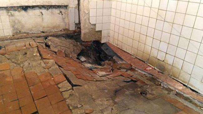 В Челябинске в пятиэтажном общежитии произошло обрушение перекрытий