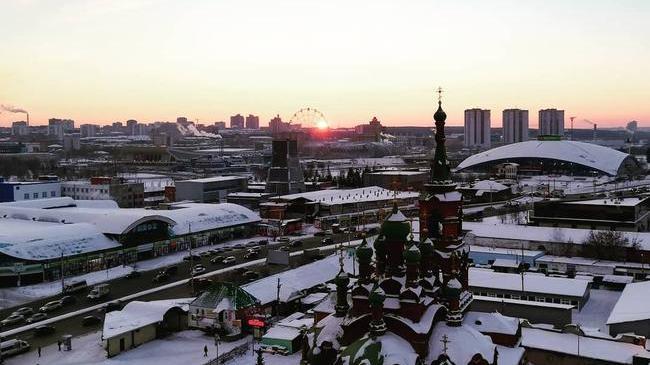Закат над Челябинском 