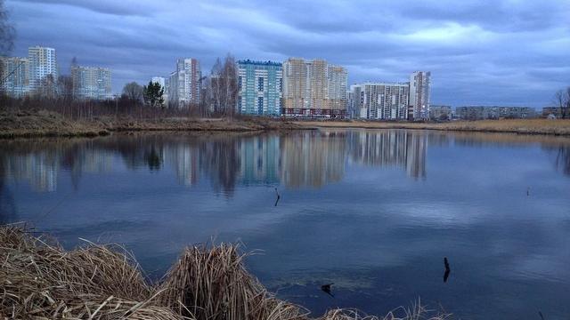 Суровая красота хмурого города..