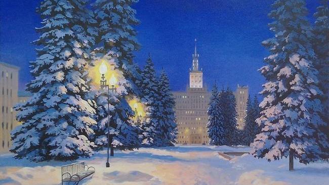 Зимний Челябинск 🎨 👨‍🎨