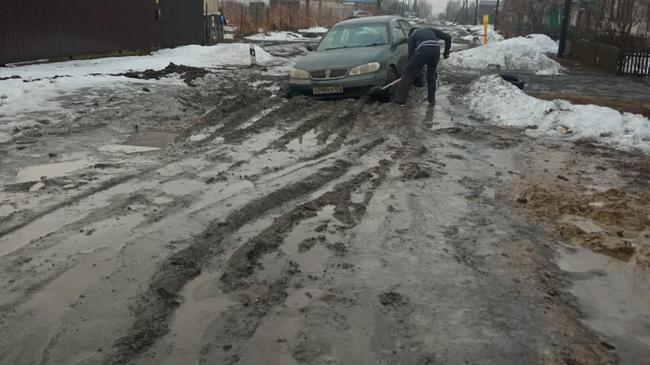 Утопаем  в  грязи  после  выполненных  работ 