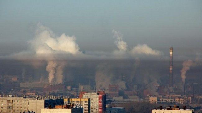 В Челябинске объявлено предупреждение о загрязнении воздуха