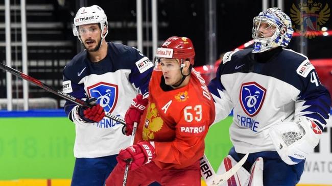 Воспитанники челябинского хоккея принесли первую победу сборной России на чемпионате мира