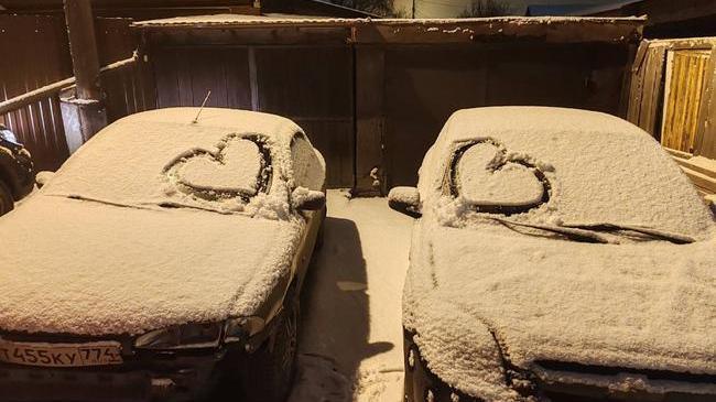 ❄️ Зима пришла ранним утром в Челябинск. 