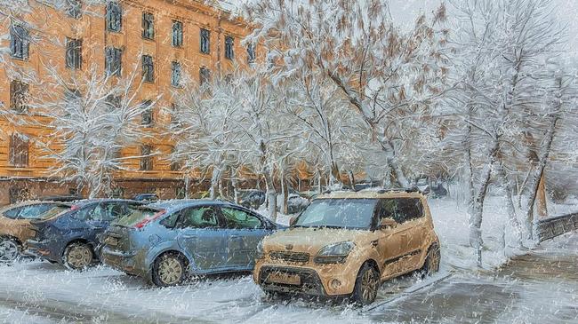 ❄ Сегодня город замело. Поделитесь своими фотографиями снегопада!