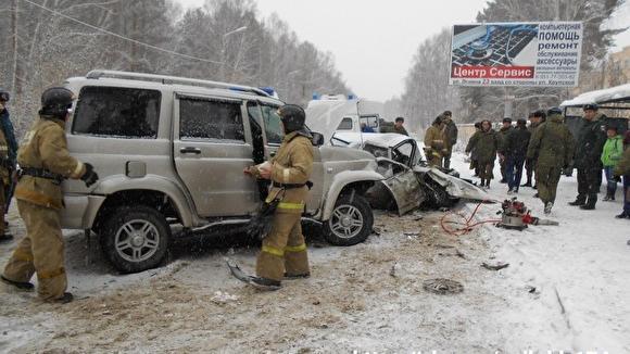 Жертвы снегопада. Два человека попали в больницу из-за ДТП на трассе в Челябинской области