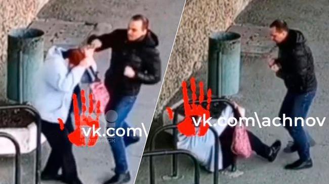 👊 В Челябинске безумец напал на женщину у здания администрации