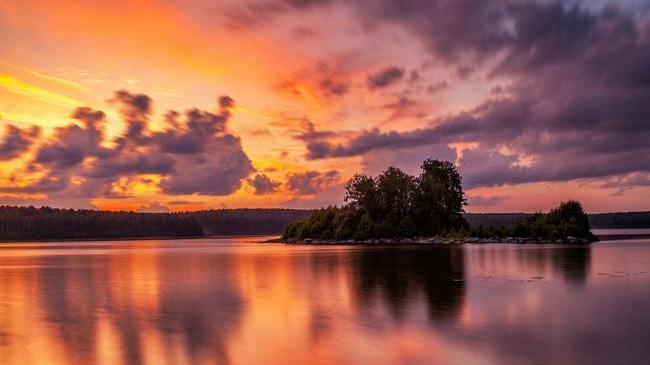 Огненный восход на Большом Кисегаче 🔥