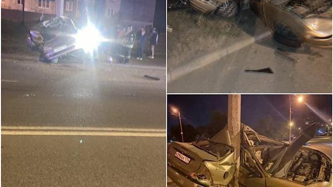 🚘 В Челябинске автоледи влетела в столб 