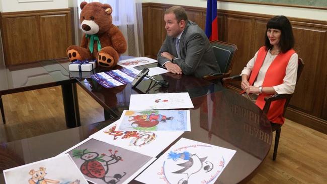 Объявлен победитель конкурса рисунка талисмана Чемпионата России по фигурному катанию в Челябинске