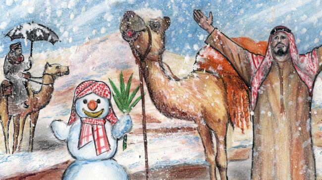 Снег в пустыне. Автор Альберт Растяпин