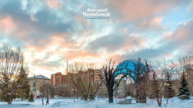 ☀ Утреннее небо над Челябинском. Где вам больше всего хотелось бы оказаться сегодня?