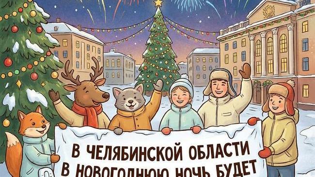 🌡️ В новогоднюю ночь в Челябинске будет тепло