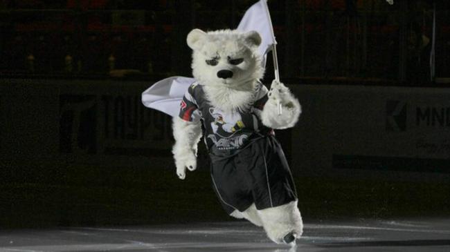 Белый медведь «Трактора» попал в топ талисманов Восточной конференции КХЛ.