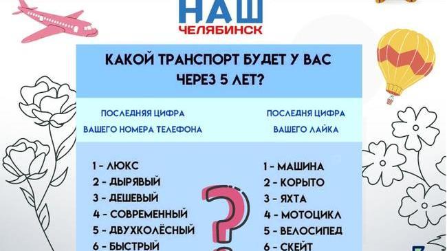 А давайте поиграем! 😉 Какой транспорт будет у вас через 5 лет? 😎