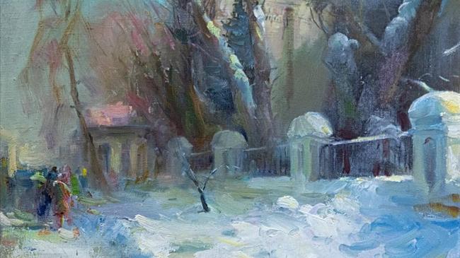 🎨 Зимний Челябинск на картинах Илюса Хасанова. Расскажите, где вы любите проводить время зимой?