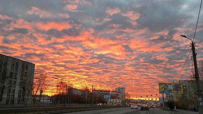 Закат в челябинске сегодня фото