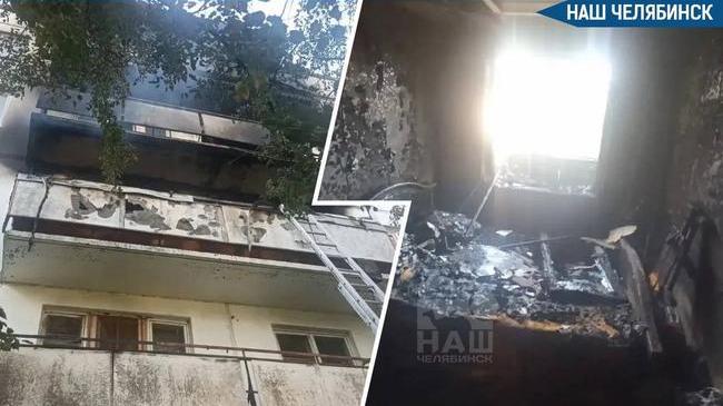 🔥 В челябинской пятиэтажке случился серьезный пожар