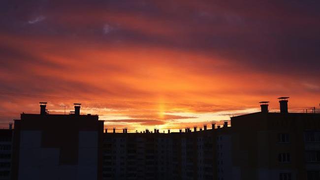 Закат в челябинске сегодня фото