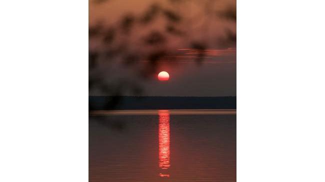 Закат на Шершневском водохранилище 🌇