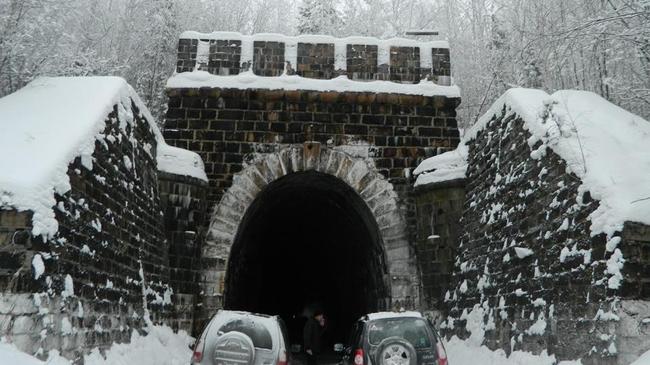 Куда нужно ехать на выходные пока не потеплело: Дидинский тоннель