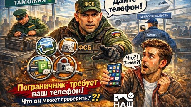 🛂 Просят показать или разблокировать телефон? Разбираем 3 ситуации — от границы до улицы