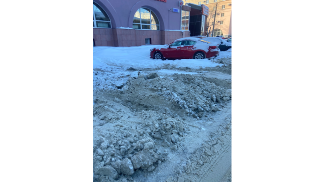 ❄️ Центр города тоже завалило снегом