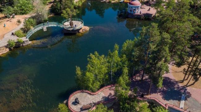 Доброе утро, Челябинск! ☀😊 Удивительно красивый парк Гагарина с высоты птичьего полета 🦅