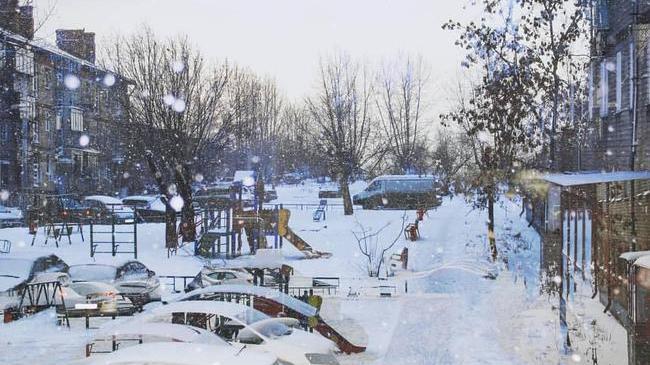 Заснеженный город ❄
