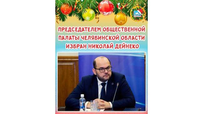 💼 Председателем Общественной палаты Челябинской области избран Николай Дейнеко 