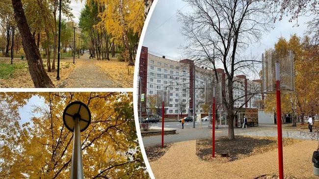 💫 В Челябинске в двух скверах установили новые фонари