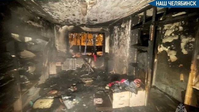 🔥 В Челябинске на пожаре пострадали люди