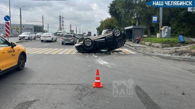 😨 Возле Успенского кладбища перевернулся автомобиль