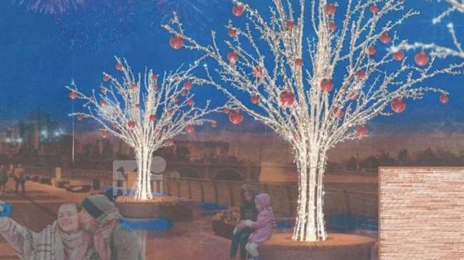 🎄 В Челябинске к Новому году «высадят» светящиеся деревья