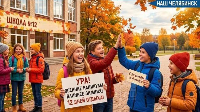 🍂 Осенние каникулы в этом году станут длиннее зимних