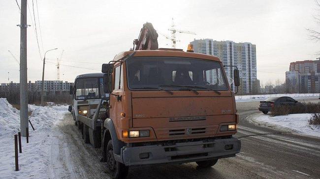Эвакуатор для маршруток вышел на дороги Челябинска 