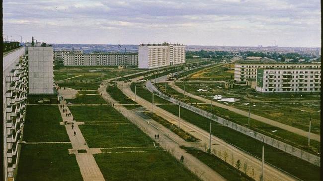 Комсомольский проспект. Фото 1973 года.