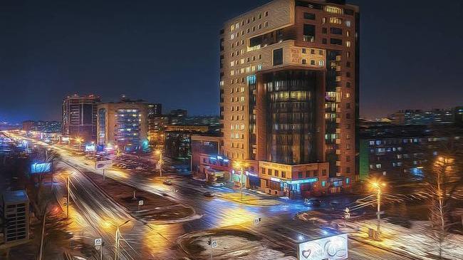 Интересный вид на перекресток Шаумяна-Курчатова 😉