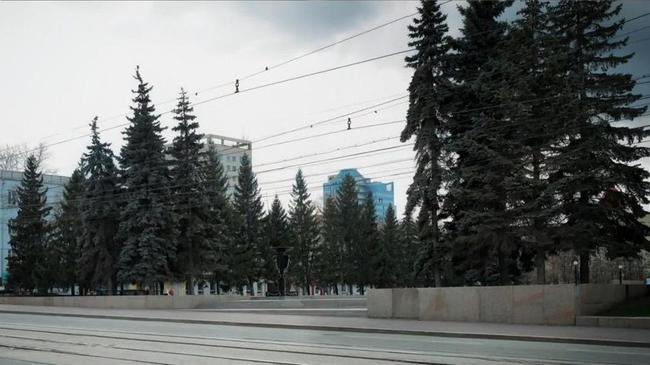 "Челябинск, тогда и сейчас!" На фото Бульвар Славы. Пересечение улиц Коммуны и Свободы.