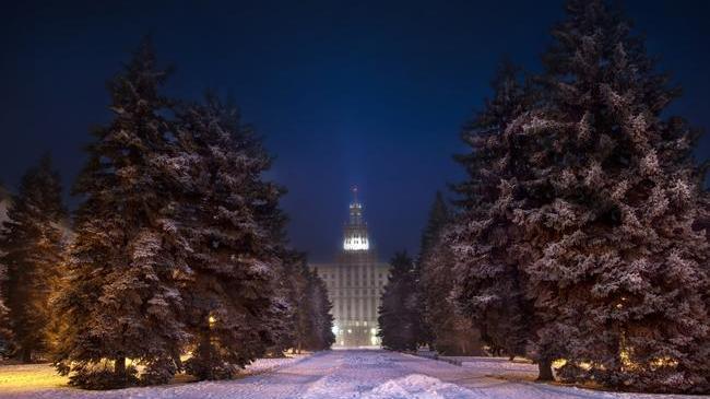 Зимний город