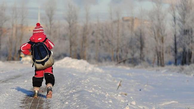 В школах Челябинска из-за мороза отменены уроки