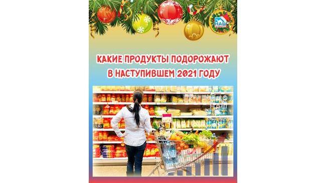 ❓💰 Какие продукты подорожают в наступившем 2021 году 