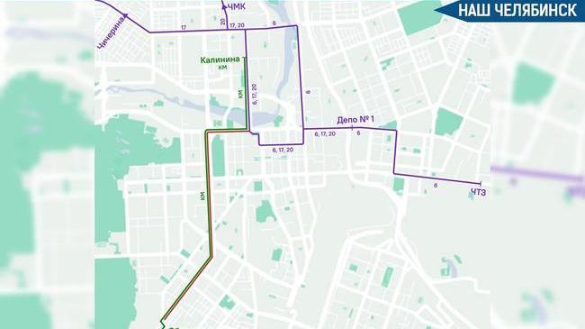 🚋 В Челябинске до середины октября закроют движение трамвая до медгородка